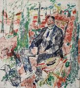 Rik Wouters Man with Straw Hat. Spain oil painting artist